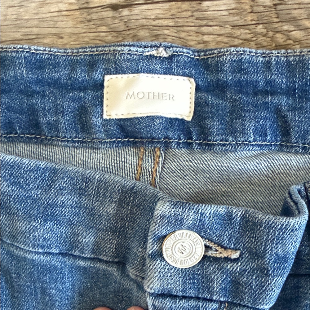 MOTHER Blue Denim Jeans - Picture 4 of 6